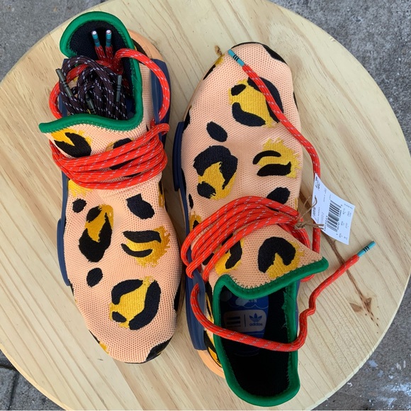 Men’s Adidas HU NMD ANIMAL PRINT AMBER size -M9/w10.5 - Picture 4 of 6